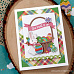 Набор бумаги 30х30 см с наклейками "Baskets of Bunnies", 12 листов (Photo Play)