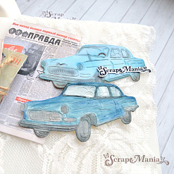 Нож "СССР. Ретро автомобиль", 5х9,8 см (ScrapMania)