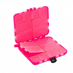 Контейнер прямоугольный "Миди-чемоданчик, розовый", 16 секций