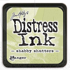 Штемпельная подушечка мини Distress Ink "Shabby Shutters" (Ranger)