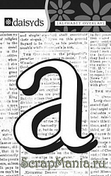 Буква-оверлей "a", 1 лист (Daisy d's)