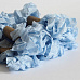 Шебби лента "Королевская голубая", ширина 1,4 см, длина 0,9 м