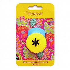 Дырокол Tukzar 2 см "Цветок-завиток"