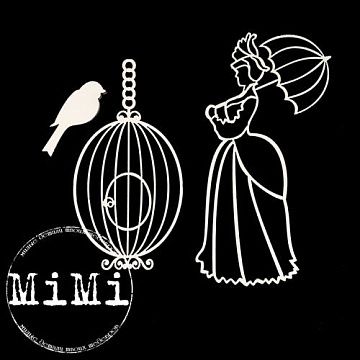 Набор украшений из чипборда "Ретро. Модерн" (MiMi Design)