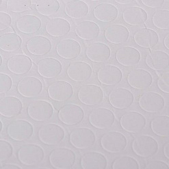 Двусторонние клеевые подушечки "Круг. Белый", диаметр 1 см