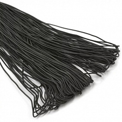 Шнур-резинка "Черная", диаметр 1,5 мм, длина 1 м (Китай)