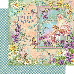 Набор бумаги 20х20 см "Fairie wings", 24 листа (Graphic 45)