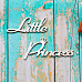 Украшение из чипборда-надпись "Little princess" (ScrapКрым)