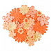 Набор цветов IG в мешочке из органзы, 25 шт, оттенки оранжевого