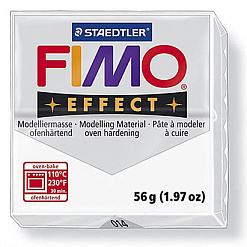 Пластика FIMO белая прозрачная 56 гр