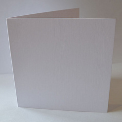 Заготовка для открытки двойная 10х10 см Датч Айвори Борд, натуральный лен, цвет белый (Zebra creative)