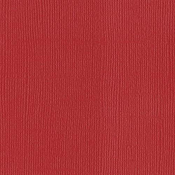 Кардсток Bazzill Basics 30,5х30,5 см однотонный с текстурой холста, цвет красной лавы