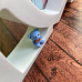 Акриловое украшение "Мишка с бантиком. Голубой" (АртУзор)