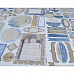 Набор бумаги 30х30 см "Морские впечатления" с наклейками и высечками (Рукоделие)