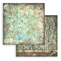 Набор бумаги 20х20 см "Magic Forest. Фоновый", 10 листов (Stamperia)