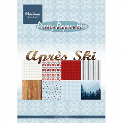 Набор бумаги 15х21 см "Apres ski. Зимние прогулки", 32 листа (Marianne design)