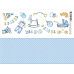 Лист с картинками 10х30 см "Детские игрушки. Мальчик" (ScrapMania)