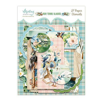 Набор вырубок "By The Lake. Ярлыки", 27 шт (Mintay)