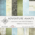 Набор бумаги 30х30 см "Adventure awaits", 6 листов (CraftO'clock)