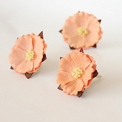 Цветок китайского пиона "Персиковый", 1 шт (Craft)