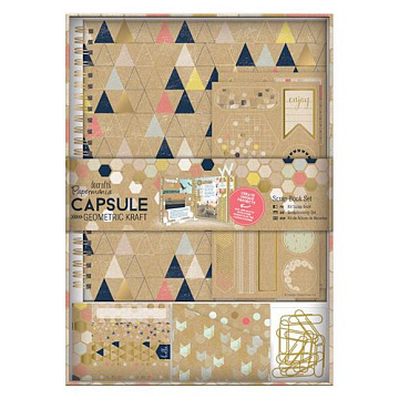 Набор для создания артбука "Geometric Kraft. Геометрия крафт" (DoCrafts)