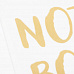 Термотрансферная надпись "Notebook", цвет золотой (АртУзор)