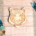 Деревянное украшение "Год тигра 2022. Голова Тигра 1" (ScrapMania)