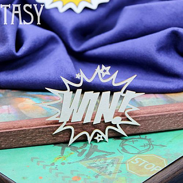 Чипборд "WIN! 2052", 7х5,5 см (Fantasy)