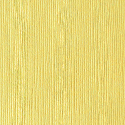 Кардсток Bazzill Basics 30,5х30,5 см однотонный с текстурой льна, цвет бледный желтый