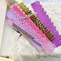 Нож "Русские сказки. Фигурный край. Кружевной", 15,7х2,4 см (ScrapMania)