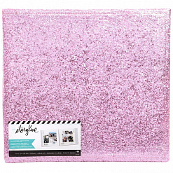 Альбом 30х30 см "Pink glitter" (Heidi Swapp)