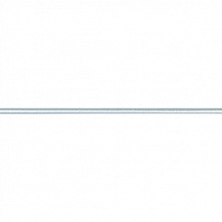 Шнур-резинка "Белая", 1 м, толщина 1 мм