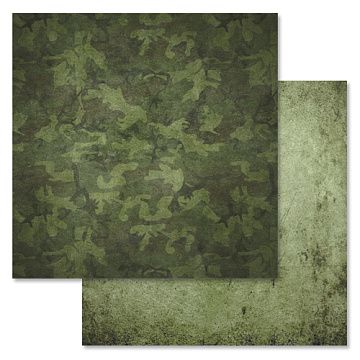 Бумага "Дембельский альбом. В засаде" (ScrapMania)