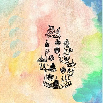 Штамп "Замок", 4,5х7 см (Креатив)