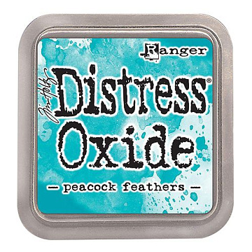 Штемпельная подушечка Distress Oxide "Peacock feathers" (Ranger)
