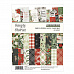 Набор бумаги 15х20 см с наклейками "Simple Vintage Rustic Christmas", 24 листа (Simple Stories)
