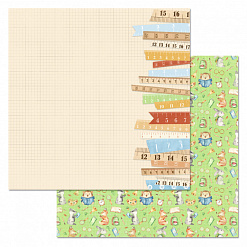 Бумага "Первоклашка. Линейки" (ScrapMania)