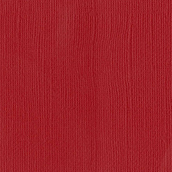 Кардсток Bazzill Basics 30,5х30,5 см однотонный с текстурой холста, цвет красный