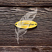 Акриловое украшение "Шильдик. Паспорт овал", цвет золото (ArtLines)
