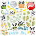 Набор бумаги 30х30 см "My little panda boy", 10 листов (Фабрика Декору)