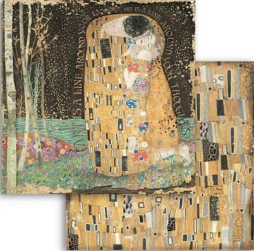 УЦЕНКА Бумага 30х30 см "Klimt. The kiss" (Stamperia)