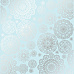 Бумага с фольгированием "Silver Napkins Blue. Серебряные салфетки на бирюзовом" (Фабрика Декору)FDFMP-18-009)