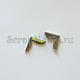 Уголок "Ракушка большой, серебро" 28х4 мм (MyLovelyHobby)