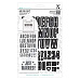Нож "Wedding alphabet & numbers. Свадебный алфавит и цифры", 2,5х3,3 см (DoCrafts)