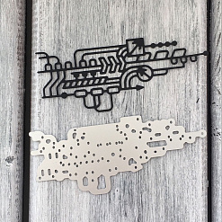 Нож "Абстракция", 4,4х10,3 см (ArtScrap)