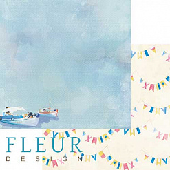 Бумага "Морская прогулка. Морской пейзаж" (Fleur-design)