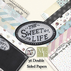 Набор бумаги 15х15 см "Сладкая жизнь", 36 листов (Melissa Frances)