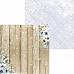 Набор бумаги 20х20 см "Snowy flowers", 7 листов (Scrapodelie)
