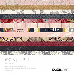 Набор бумаги 16,5х16,5 см "Ma cherie", 40 листов (Kaiser)