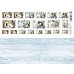 Лист с картинками 10х30 см "Воробушки. Марки" (ScrapMania)